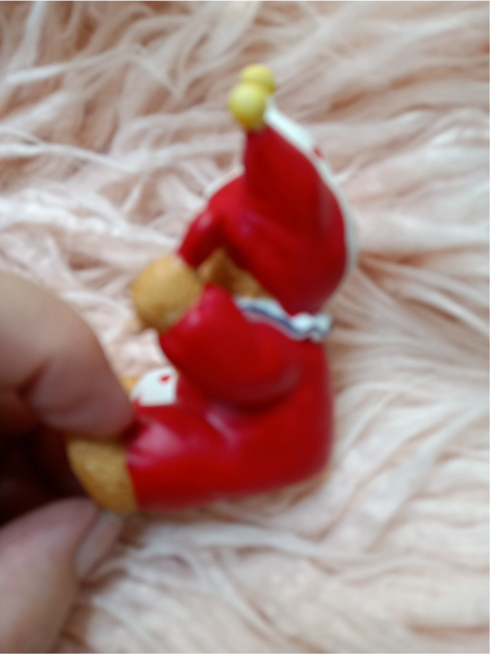Lucy And Me Bear Figurine Vintage Valentines Day Heart Jester 1984 Red Clown - Picture 4 of 14